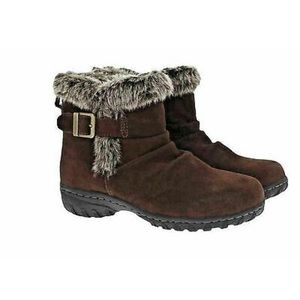 Women’s Brown Suede Ankle Boots